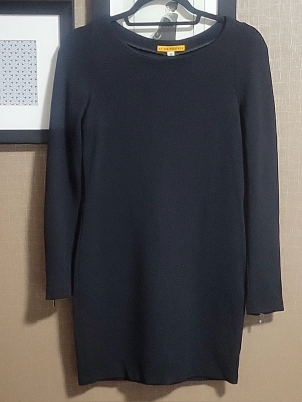 Alice & Olivia Zip Sleeve Dress